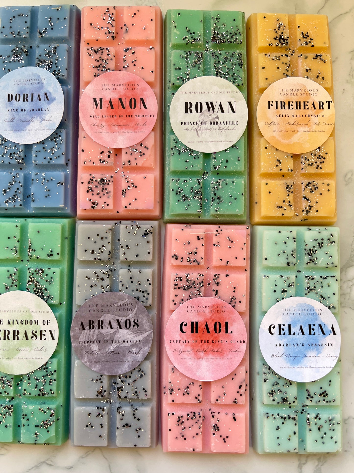 Throne of Glass Licensed Wax Melt Snap Bars | Sarah J Maas TOG Merch