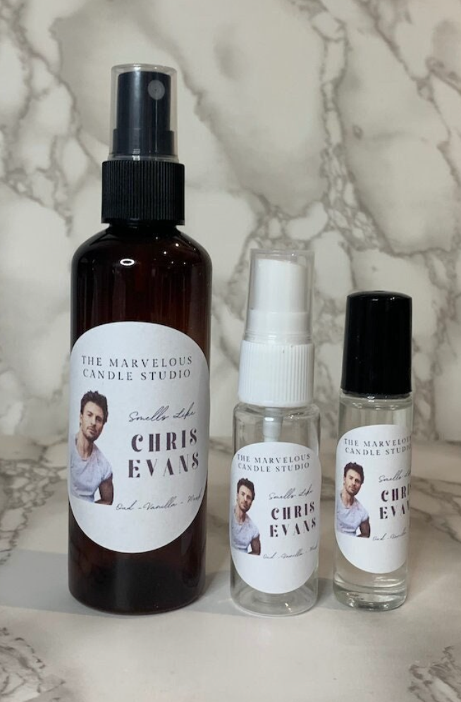 Chris Evans Perfume And Room Sprays The Marvelous Candle Studio