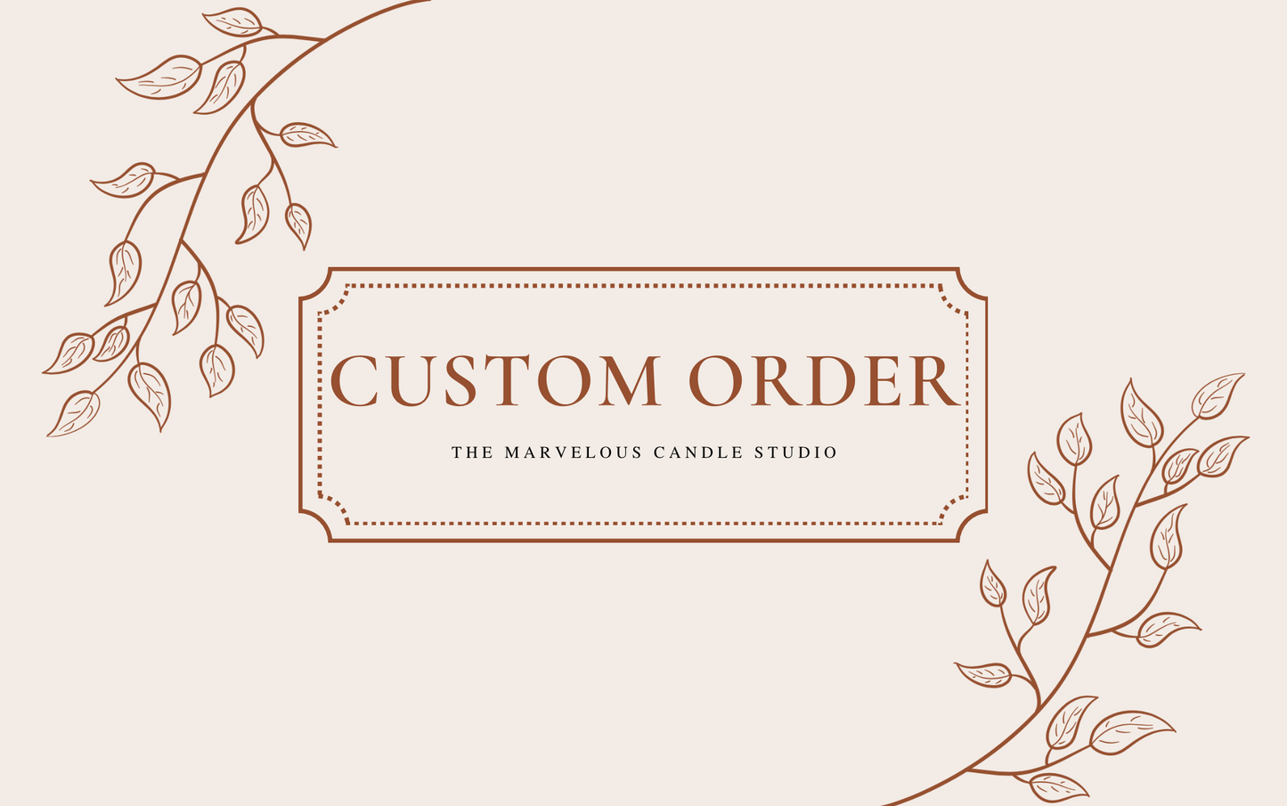Elena's Custom Order