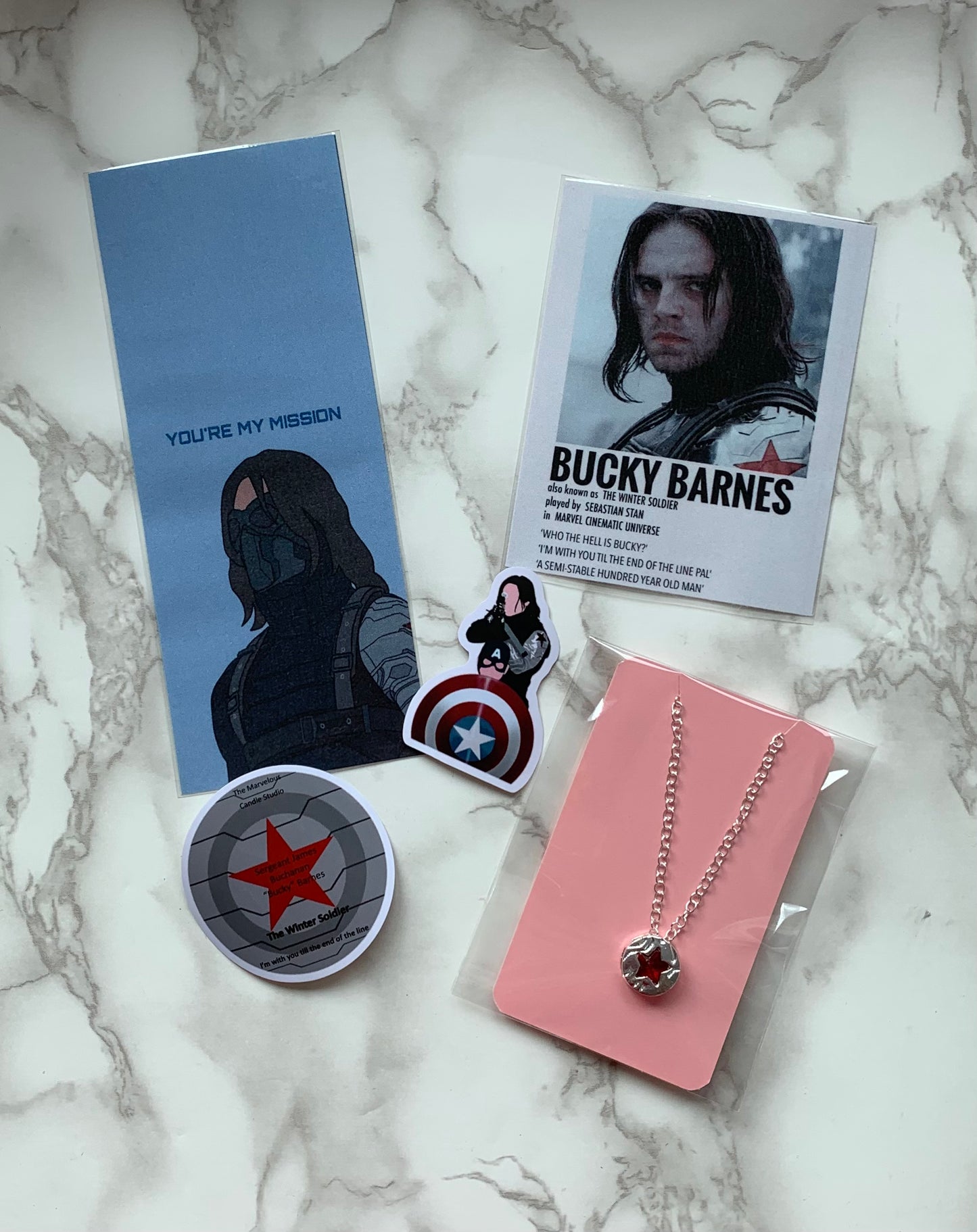 Caja de regalo de edición limitada de Bucky Barnes