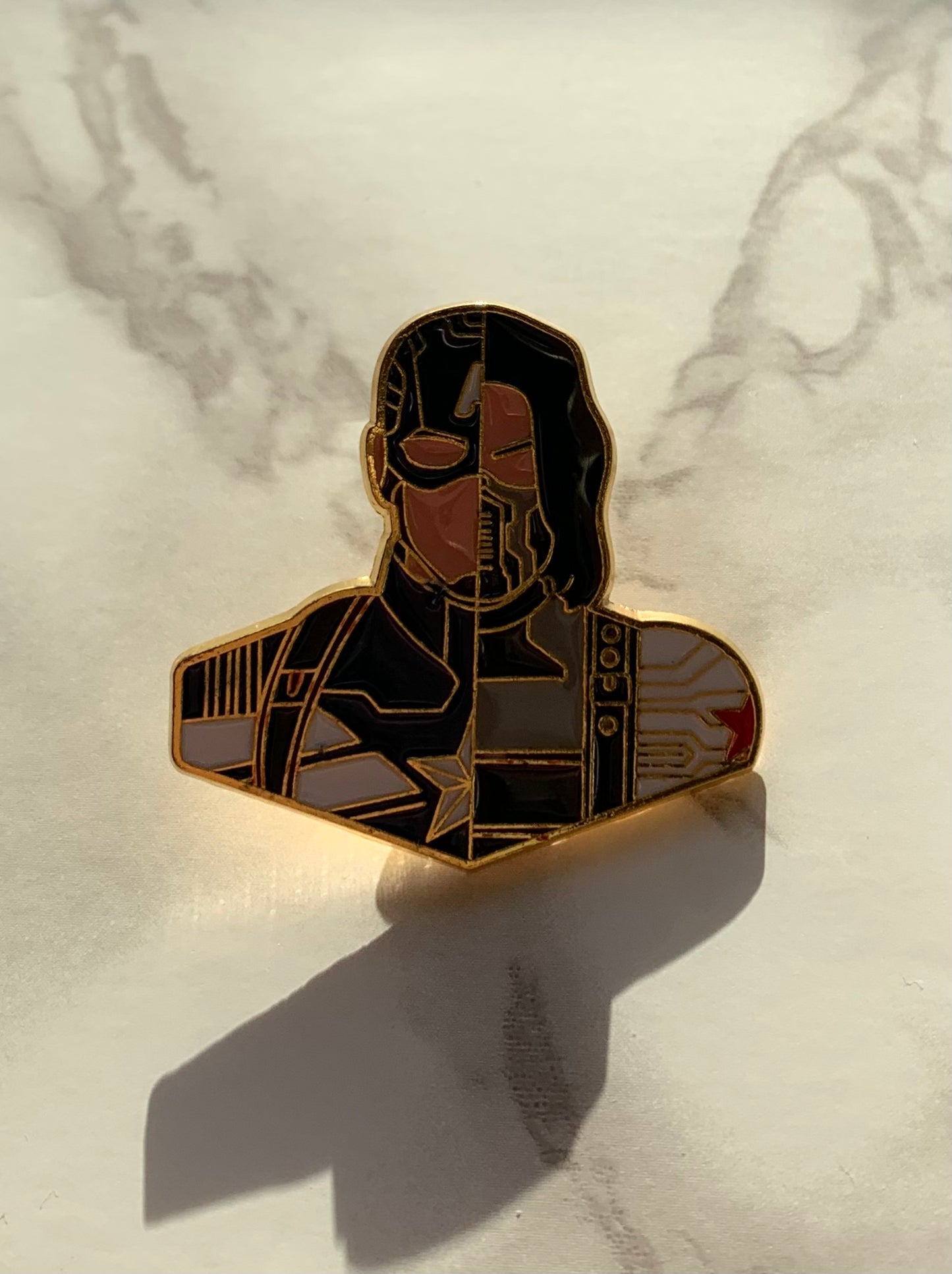 Steve Bucky Pin | Captain America and Winter Soldier