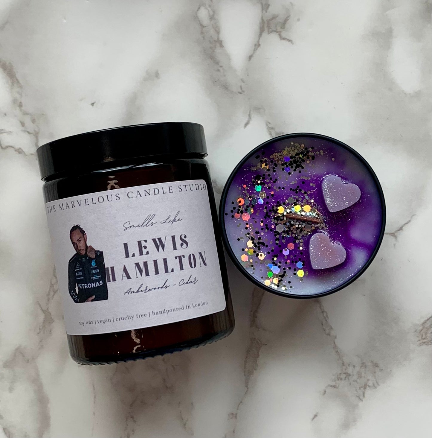 Lewis Hamilton Candle