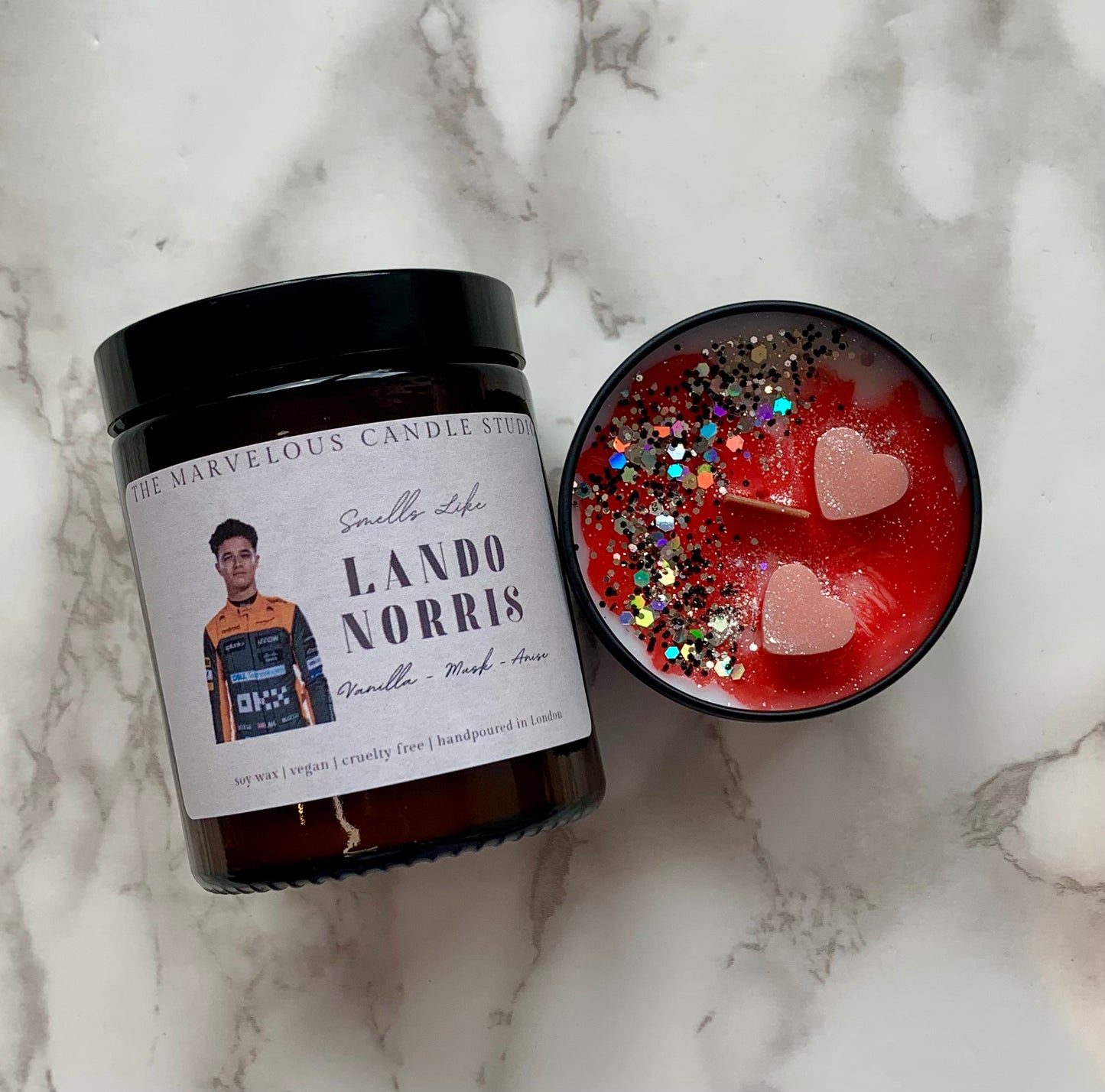 Lando Norris Candle