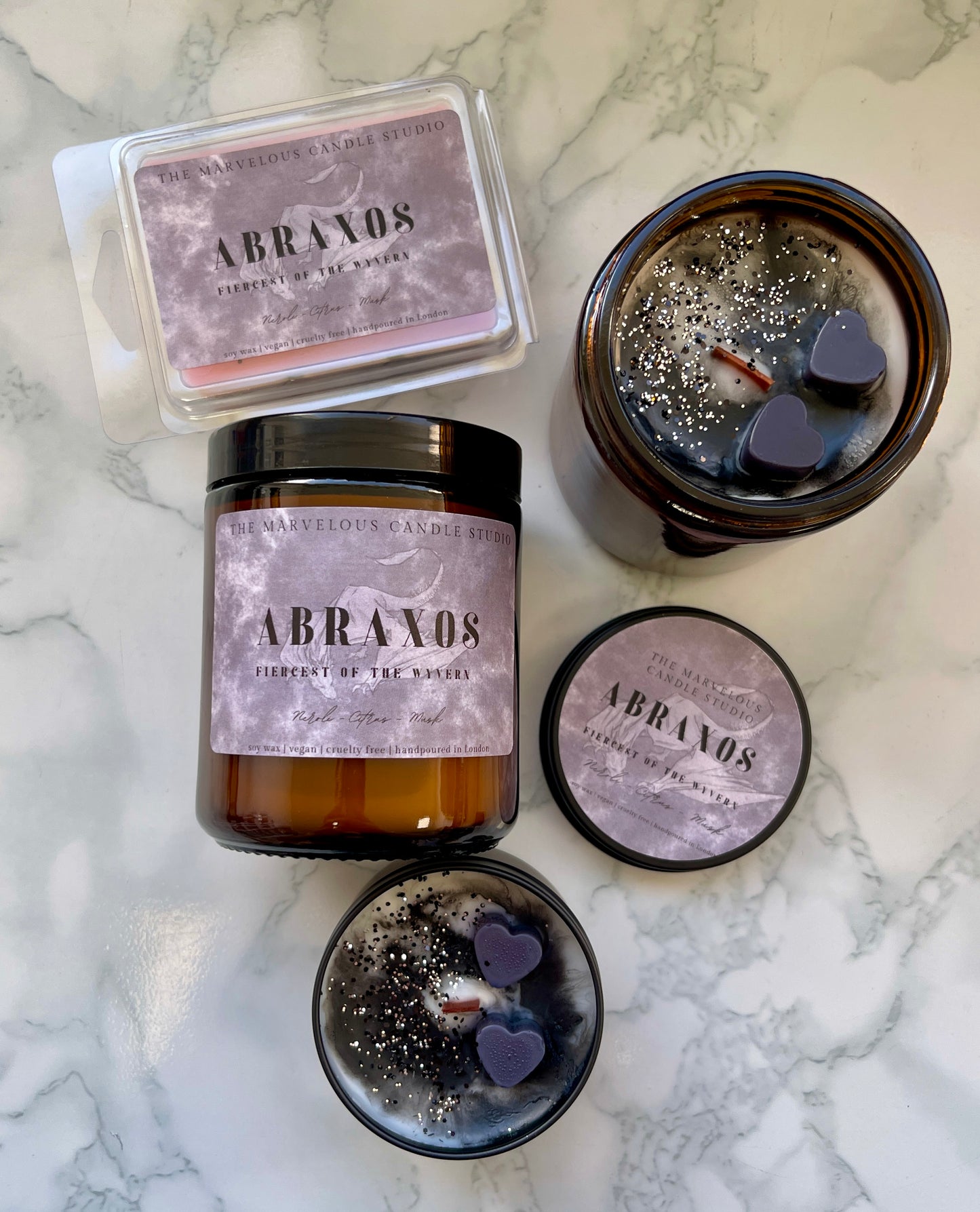 Abraxos Candle Throne of Glass | Officially Licensed by Sarah J Maas