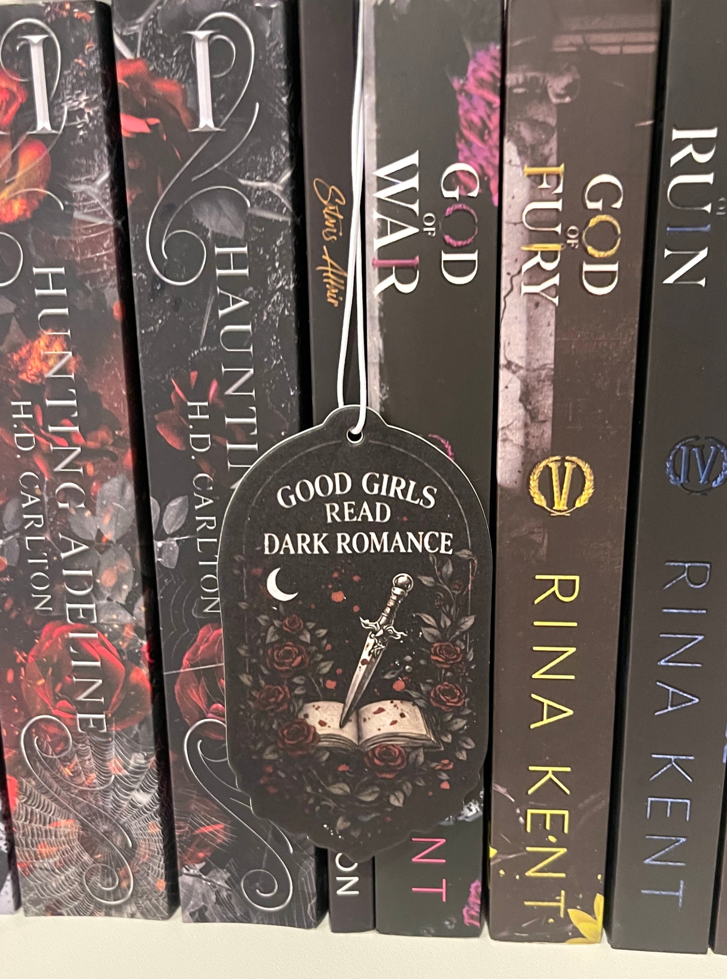 Good Girls Read Dark Romance Air Freshener | Bookish Car Accessory