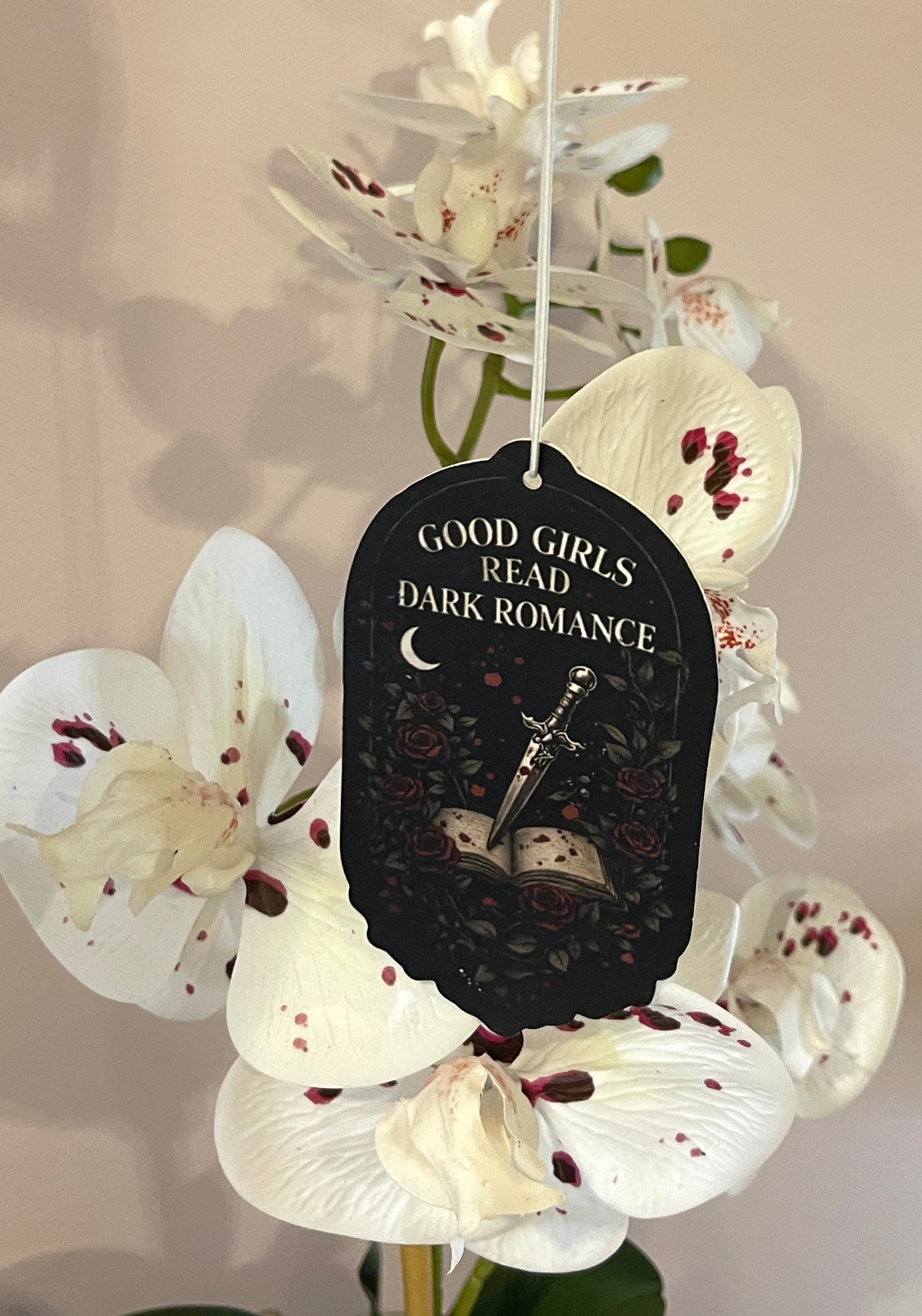 Good Girls Read Dark Romance Air Freshener | Bookish Car Accessory