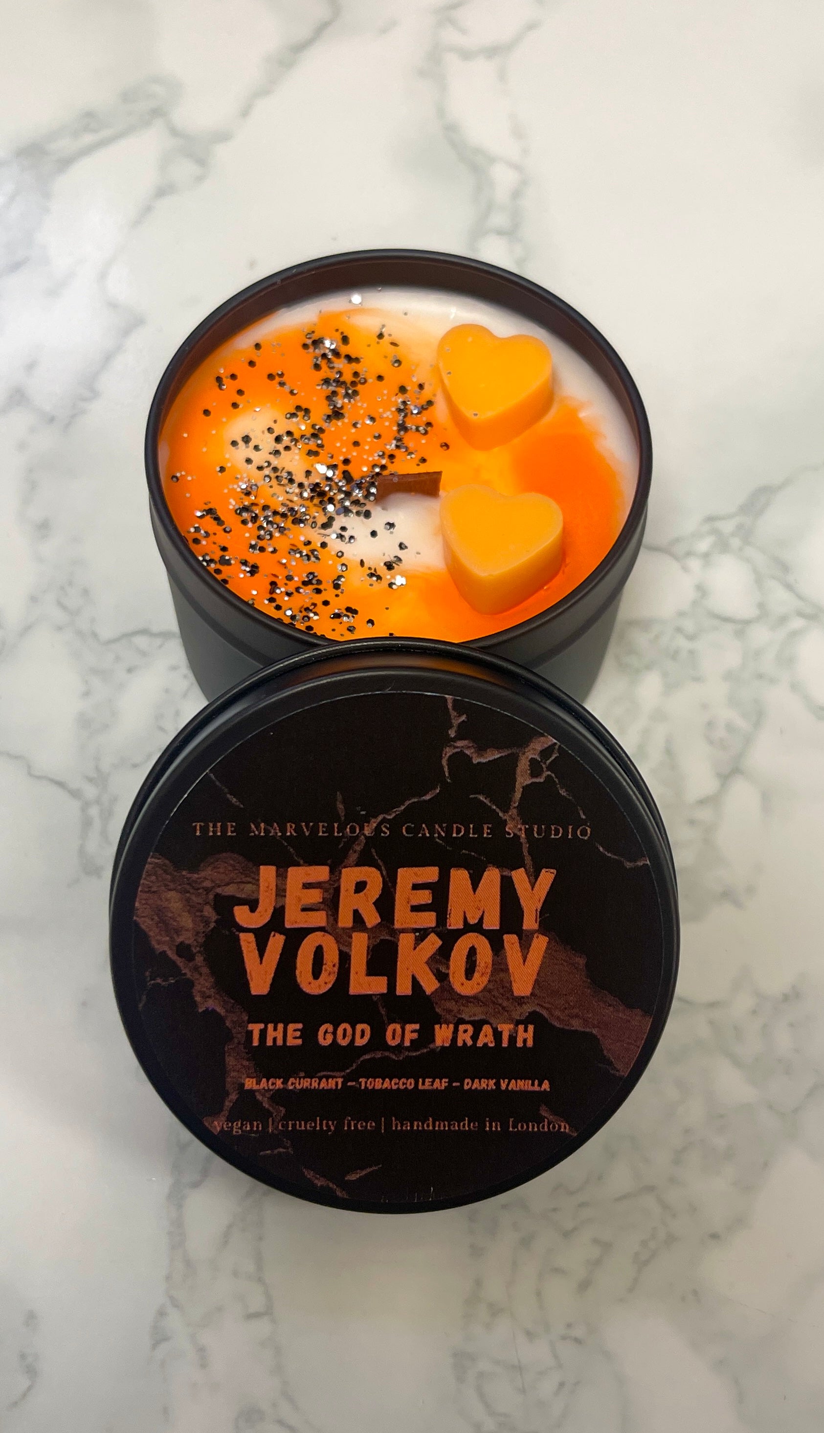 Jeremy Volkov Candle | God Of Wrath – The Marvelous Candle Studio