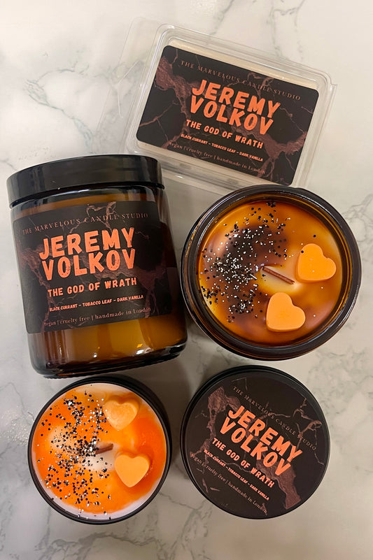 Jeremy Volkov Candle | God Of Wrath