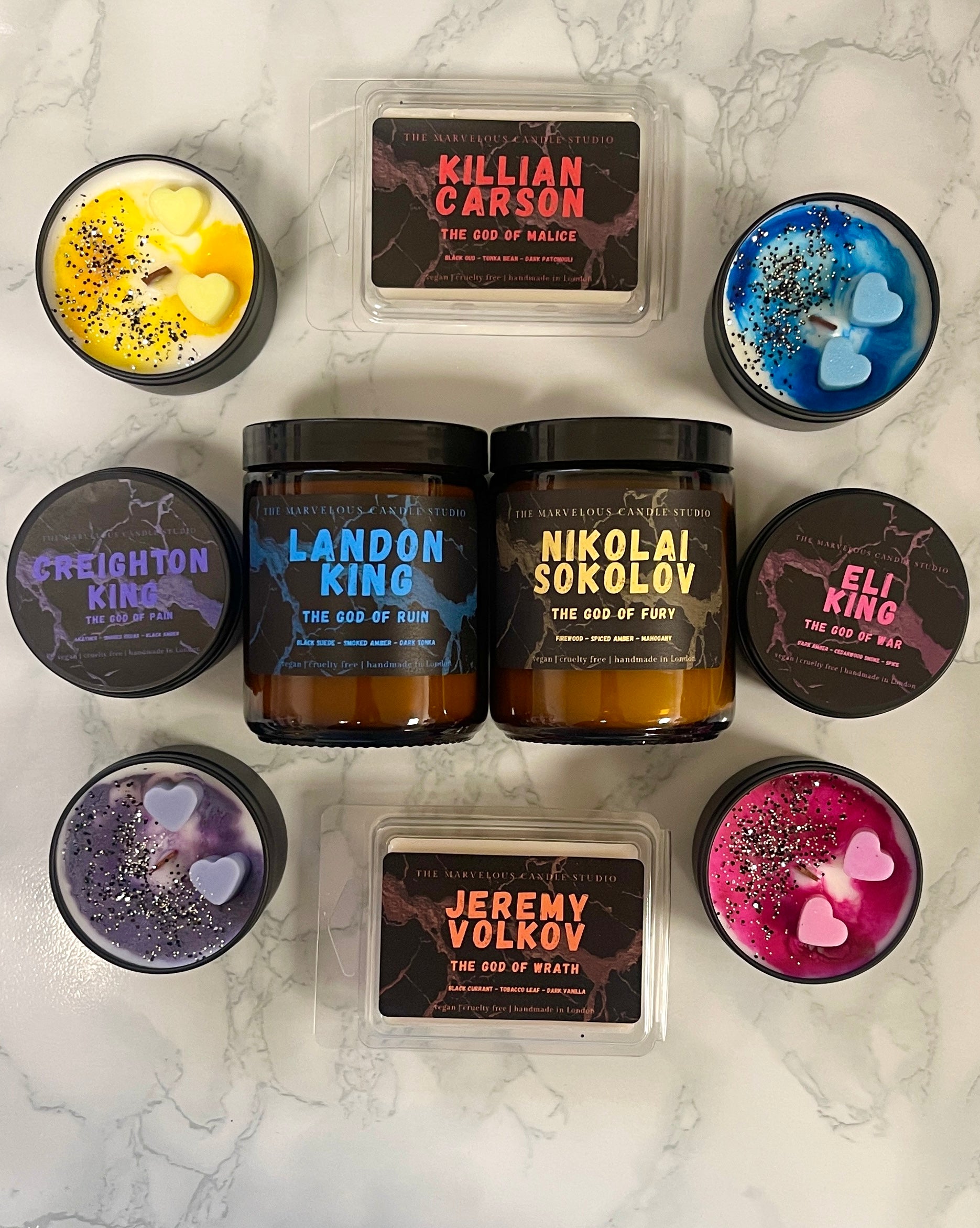 Jeremy Volkov Candle | God Of Wrath – The Marvelous Candle Studio