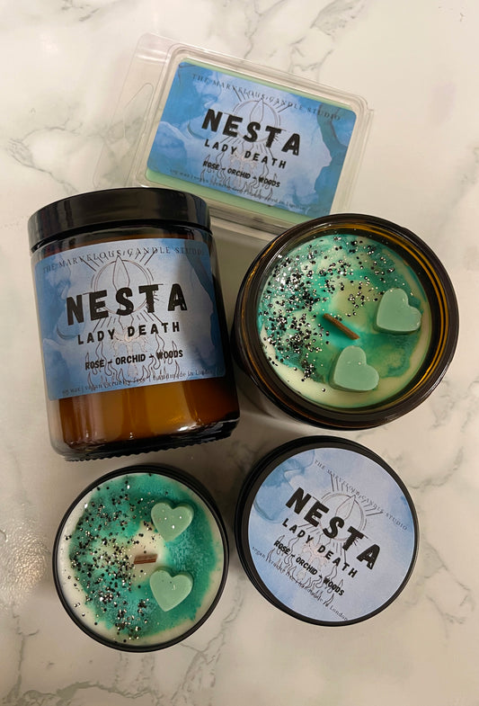 Nesta Archeron Candle | Officially Licensed by Sarah J Maas | ACOTAR Merch