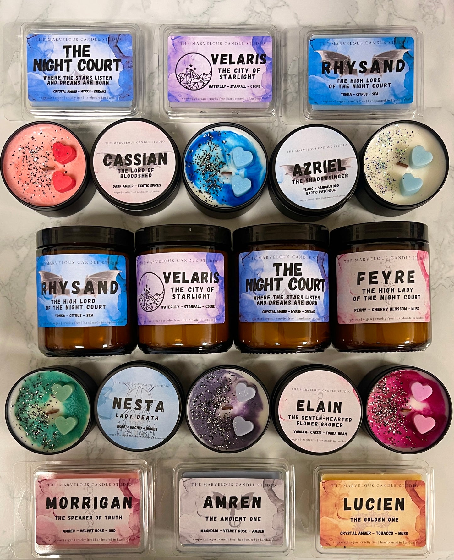 Elain Archeron Candle | Officially Licensed by Sarah J Maas | ACOTAR Merch