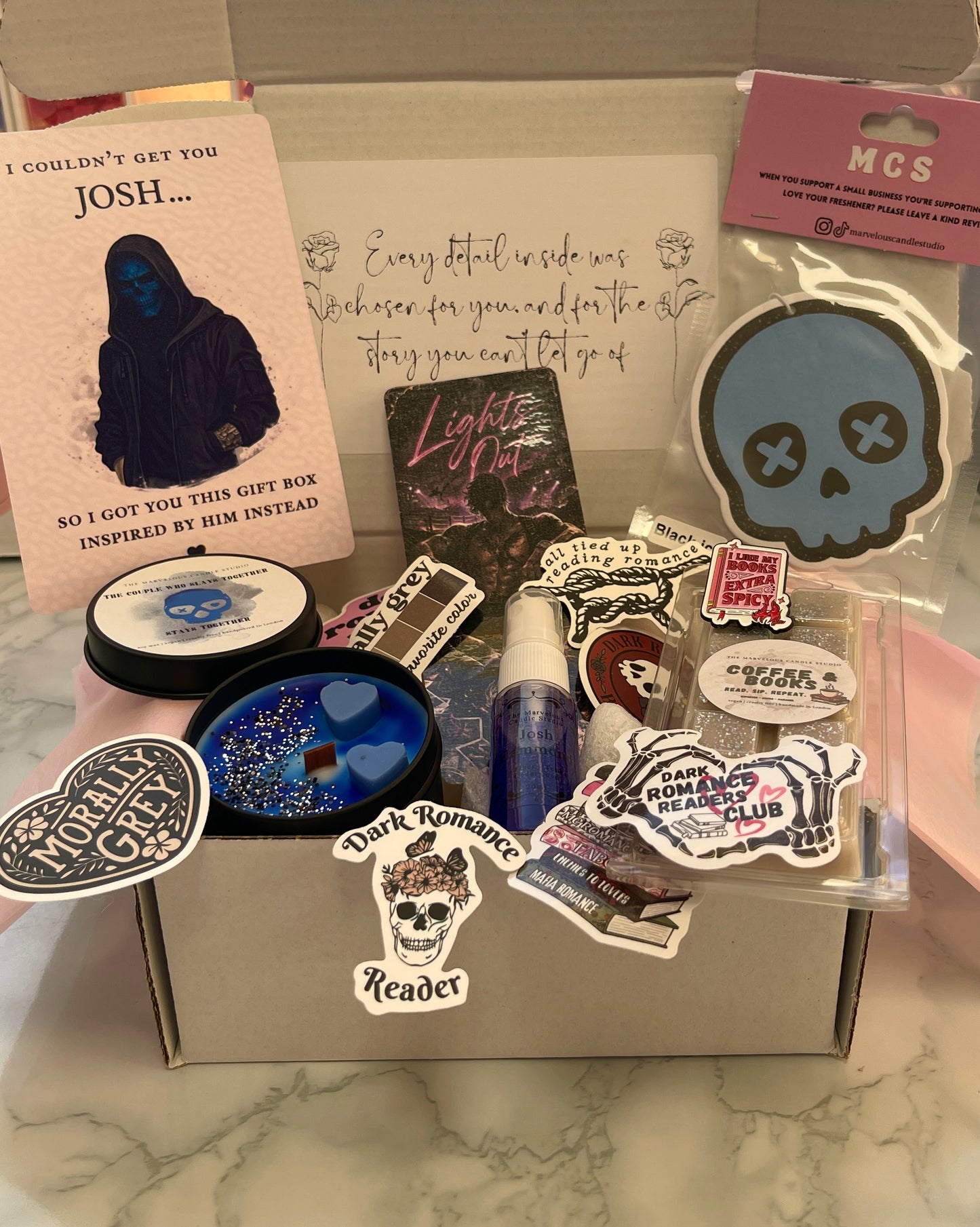 Josh Lights Out Limited Edition Book Boyfriend Gift Box