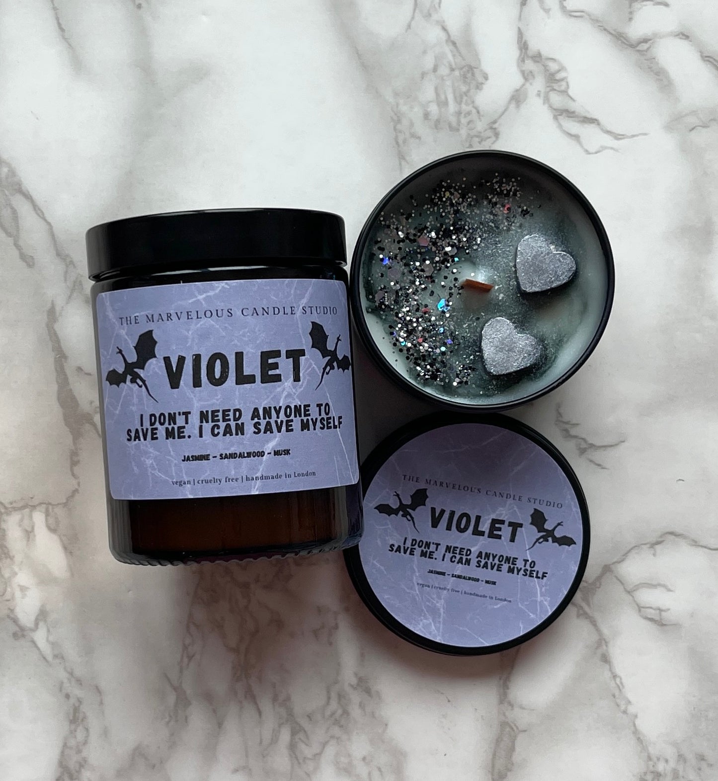 Violet Sorrengail Candle