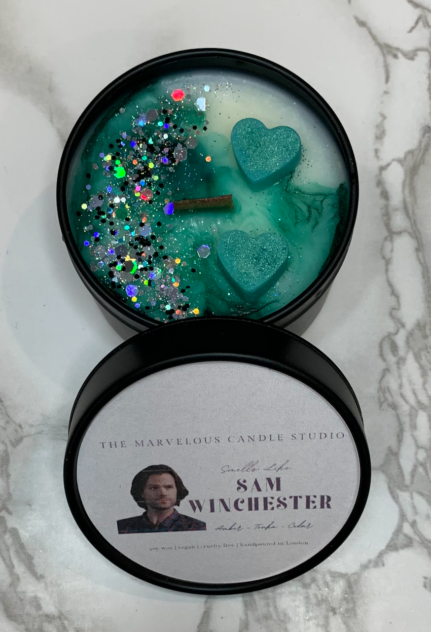 Sam Winchester Candle