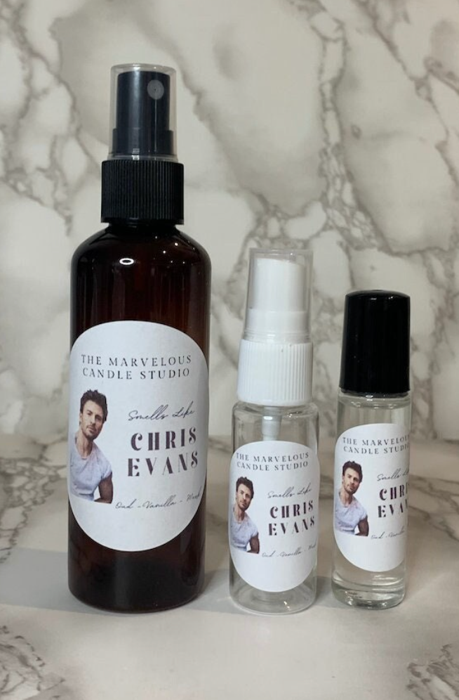 Chris Evans perfume y aerosoles para la habitación