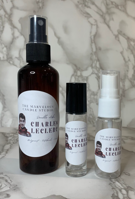 Charles Leclerc perfumes y aerosoles para la habitación