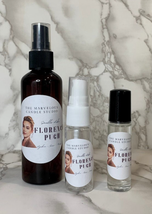 Perfumes y aerosoles para habitaciones de Florence Pugh