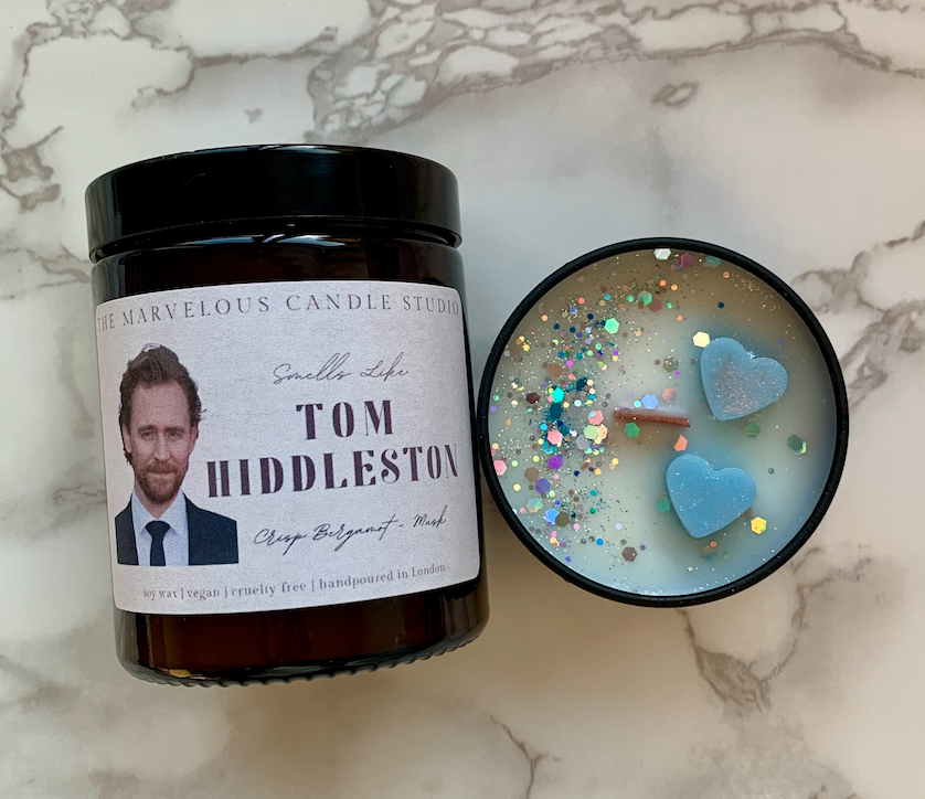 Tom Hiddleston Candle