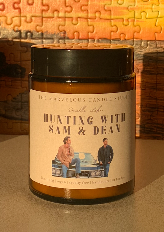 Hunting With Sam And Dean Supernatural Candle | 6oz