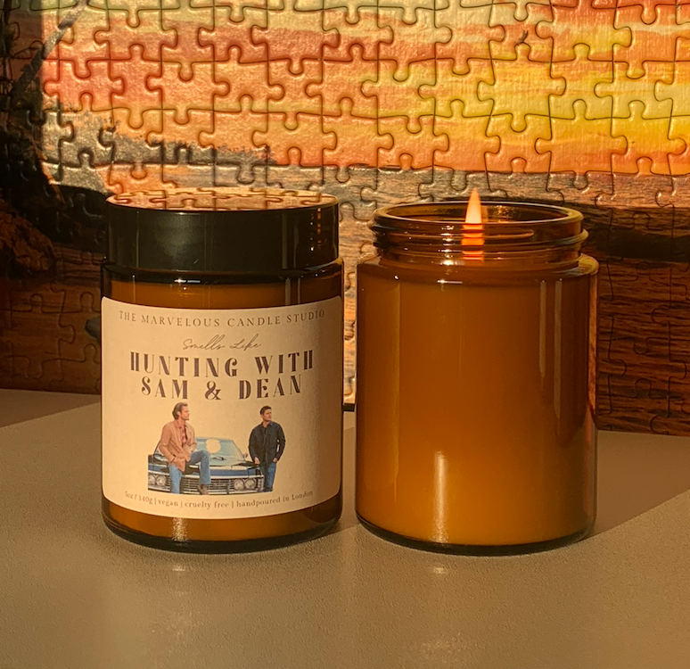 Hunting With Sam And Dean Supernatural Candle | 6oz