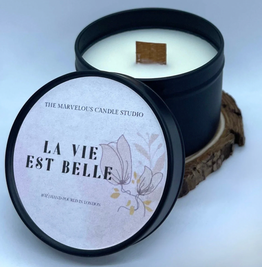 La Vie Est Belle Candle