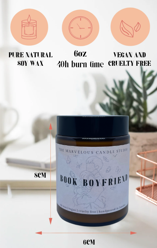 Book Boyfriend 6oz Candle