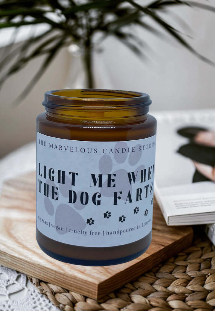 Light Me When The Dog Farts 6oz Candle