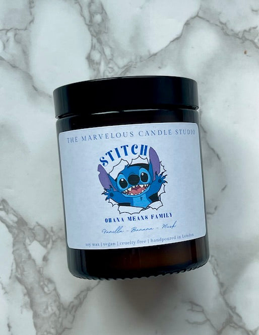 Stitch Ohana Candle | Experiment 626