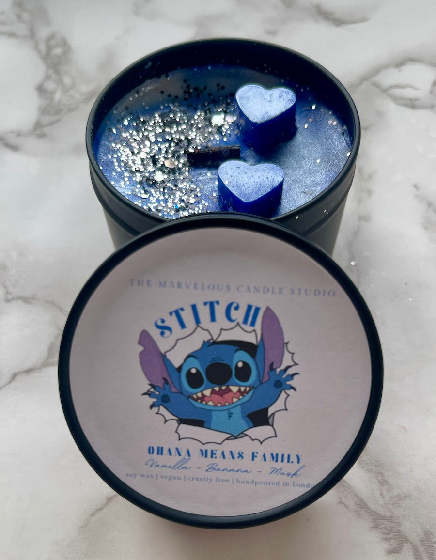 Stitch Ohana Candle | Experiment 626