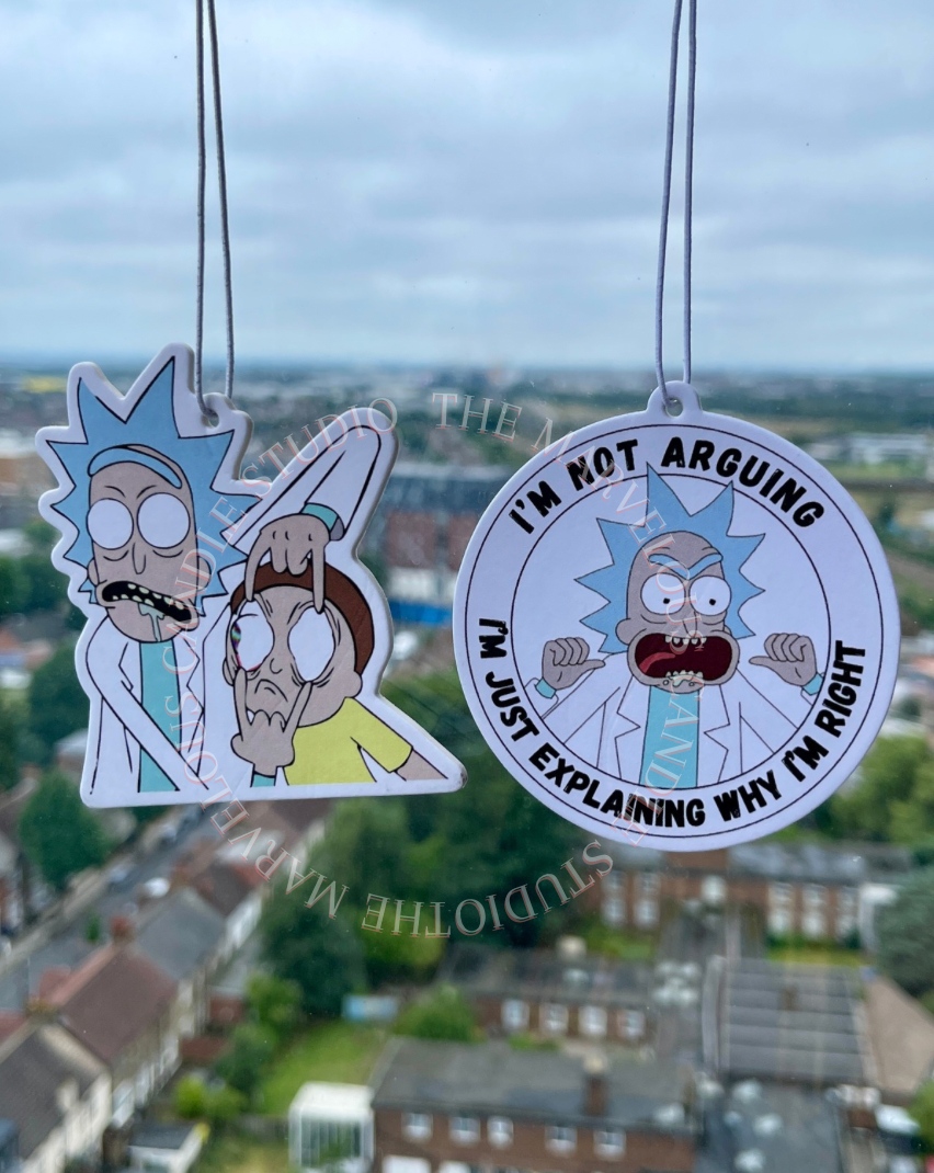 Rick and Morty Air Freshener