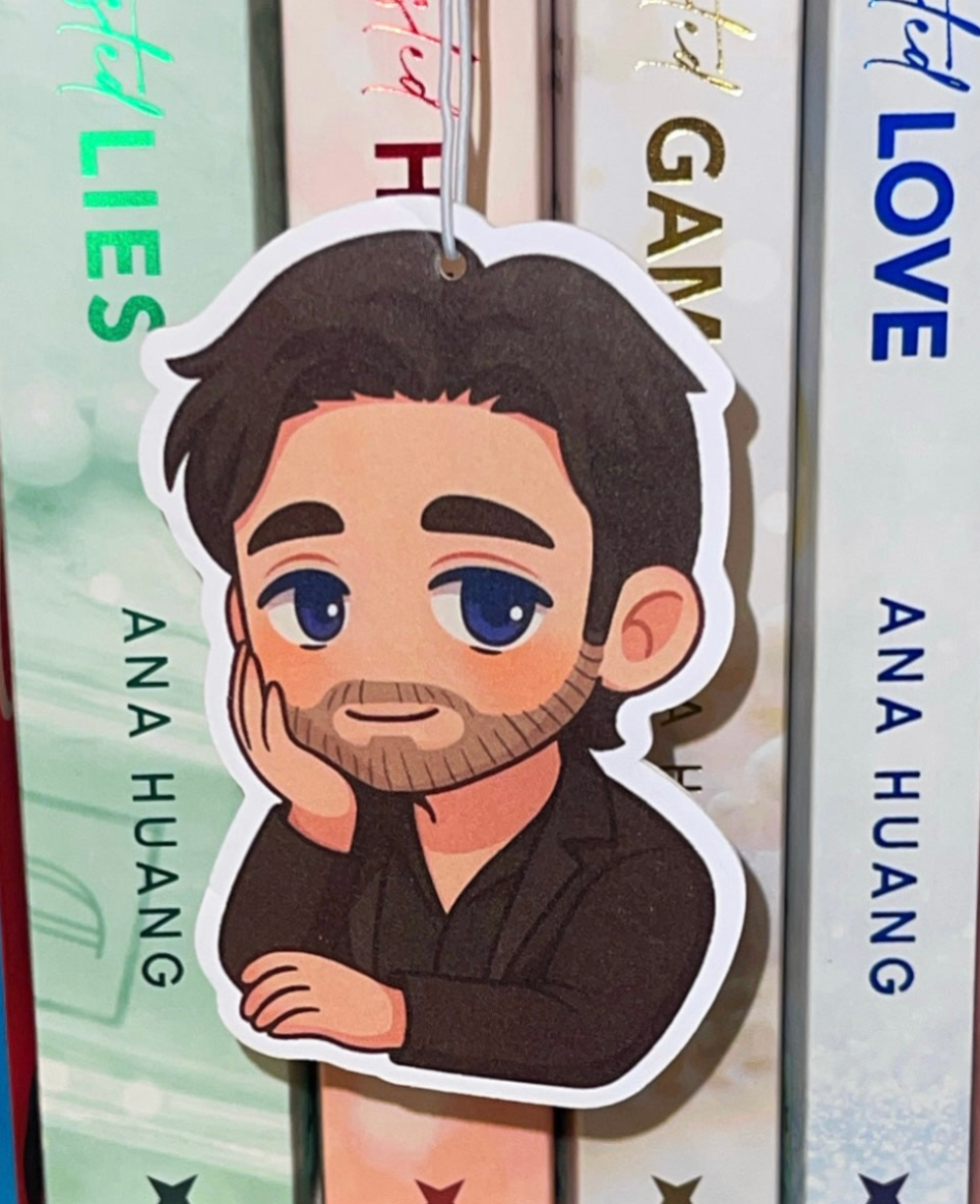 Sebastian Stan Car Air Freshener | Cartoon Bucky