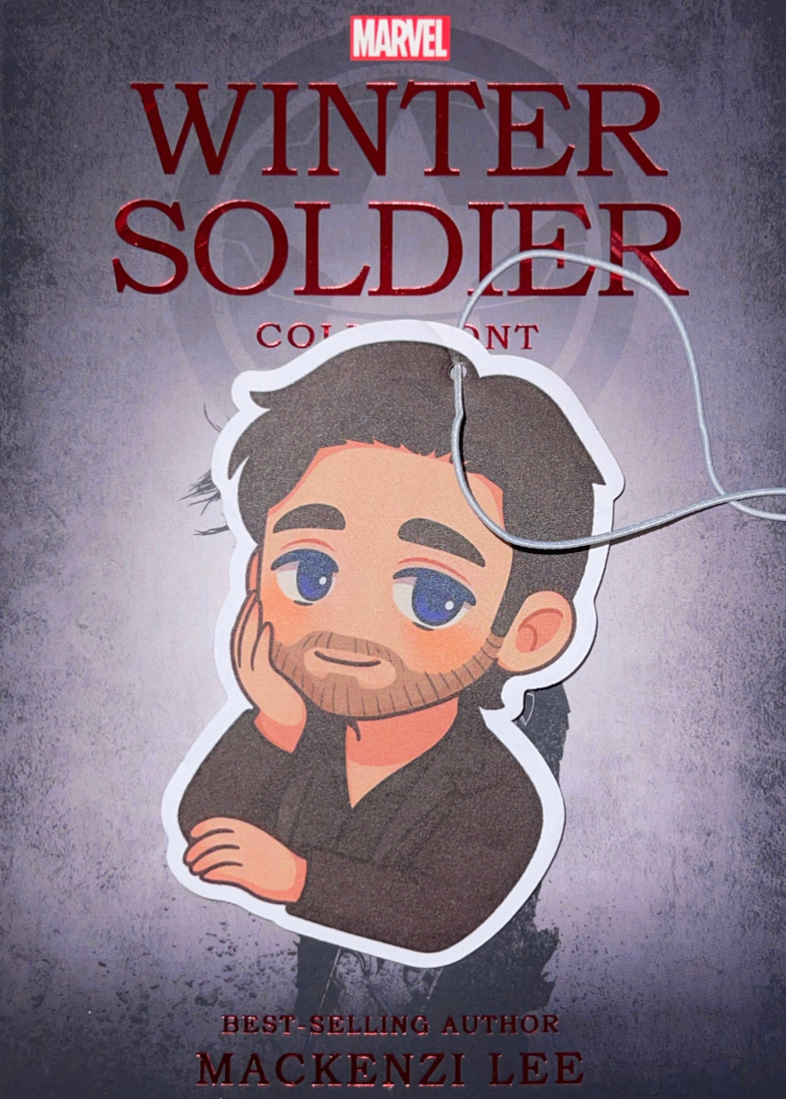 Sebastian Stan Car Air Freshener | Cartoon Bucky