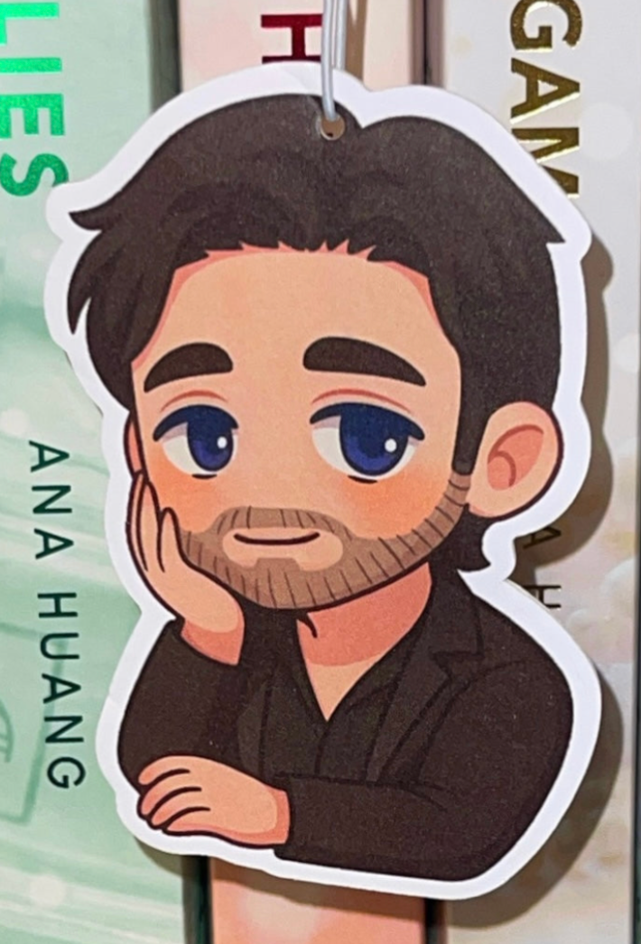 Sebastian Stan Car Air Freshener | Cartoon Bucky