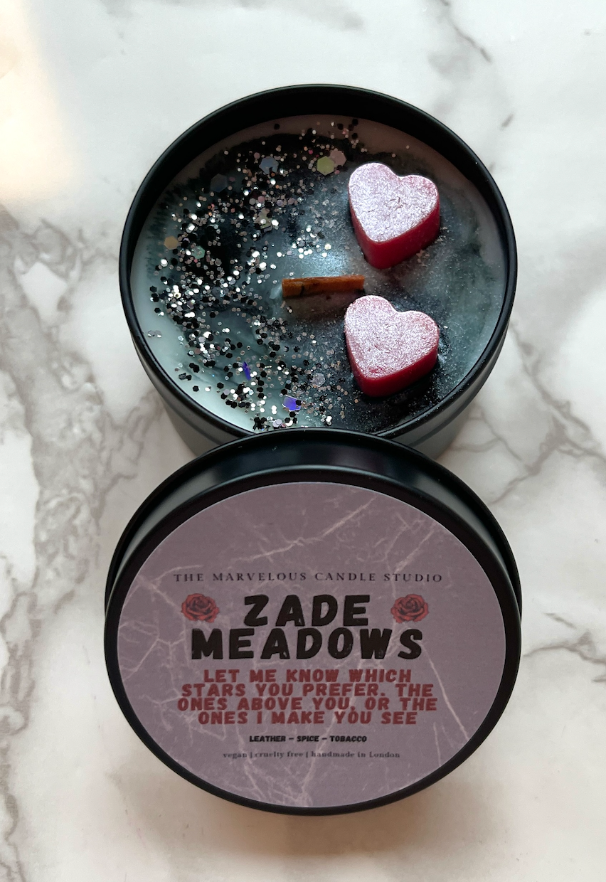 Zade Meadows Candle Officially Licensed by H. D. Carlton