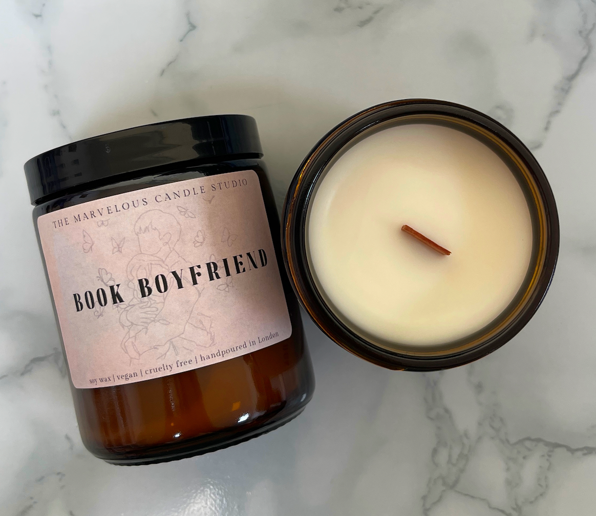 Book Boyfriend Candle