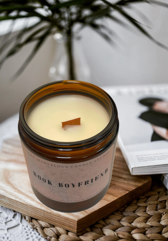 Book Boyfriend Candle