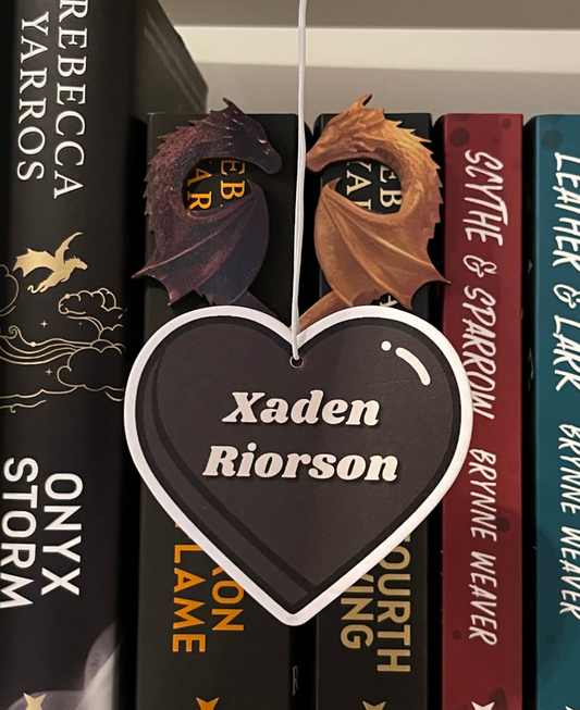 Xaden Riorson Air Freshener | Fourth Wing Bookish Car Decor