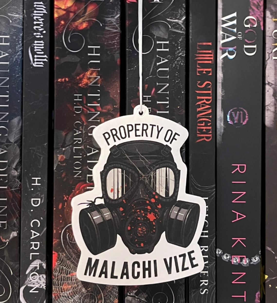 Malachi Vize Air Freshener | Little Stranger Dark Romance Gift