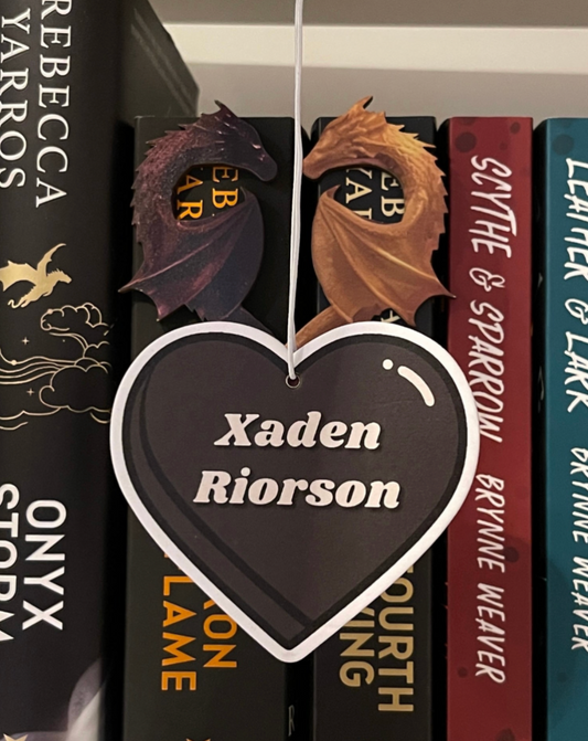 Xaden Riorson Air Freshener | Fourth Wing Bookish Car Decor