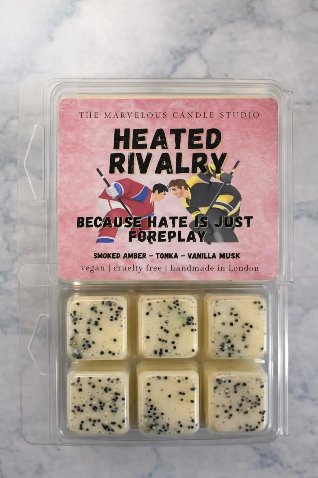 Heated Rivalry Candle | Hockey Romance | Enemies To Lovers Booktok