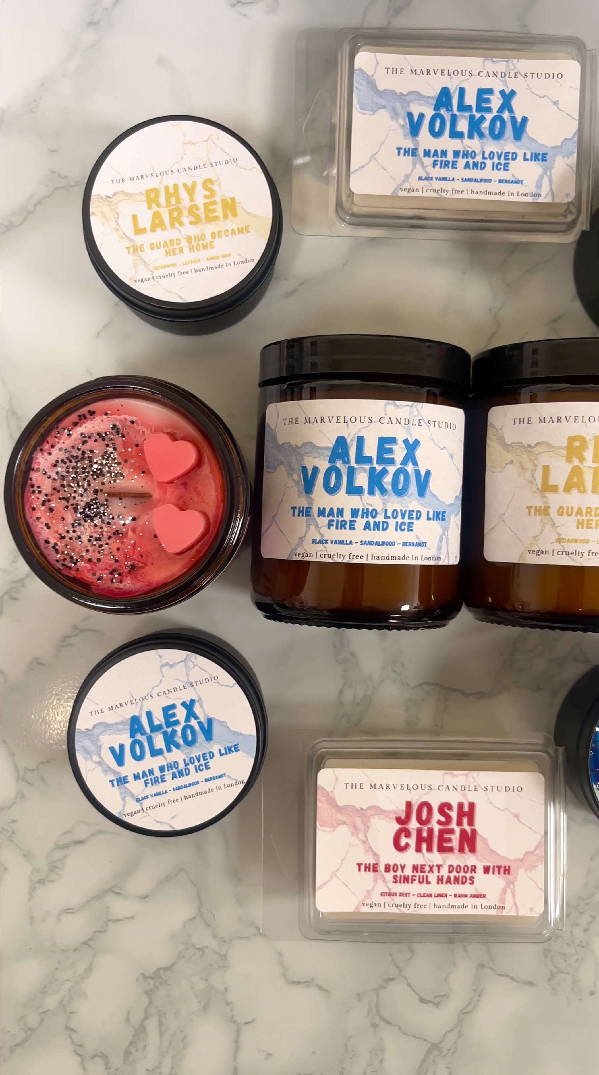 Rhys Larsen Candle | Twisted Games – The Marvelous Candle Studio