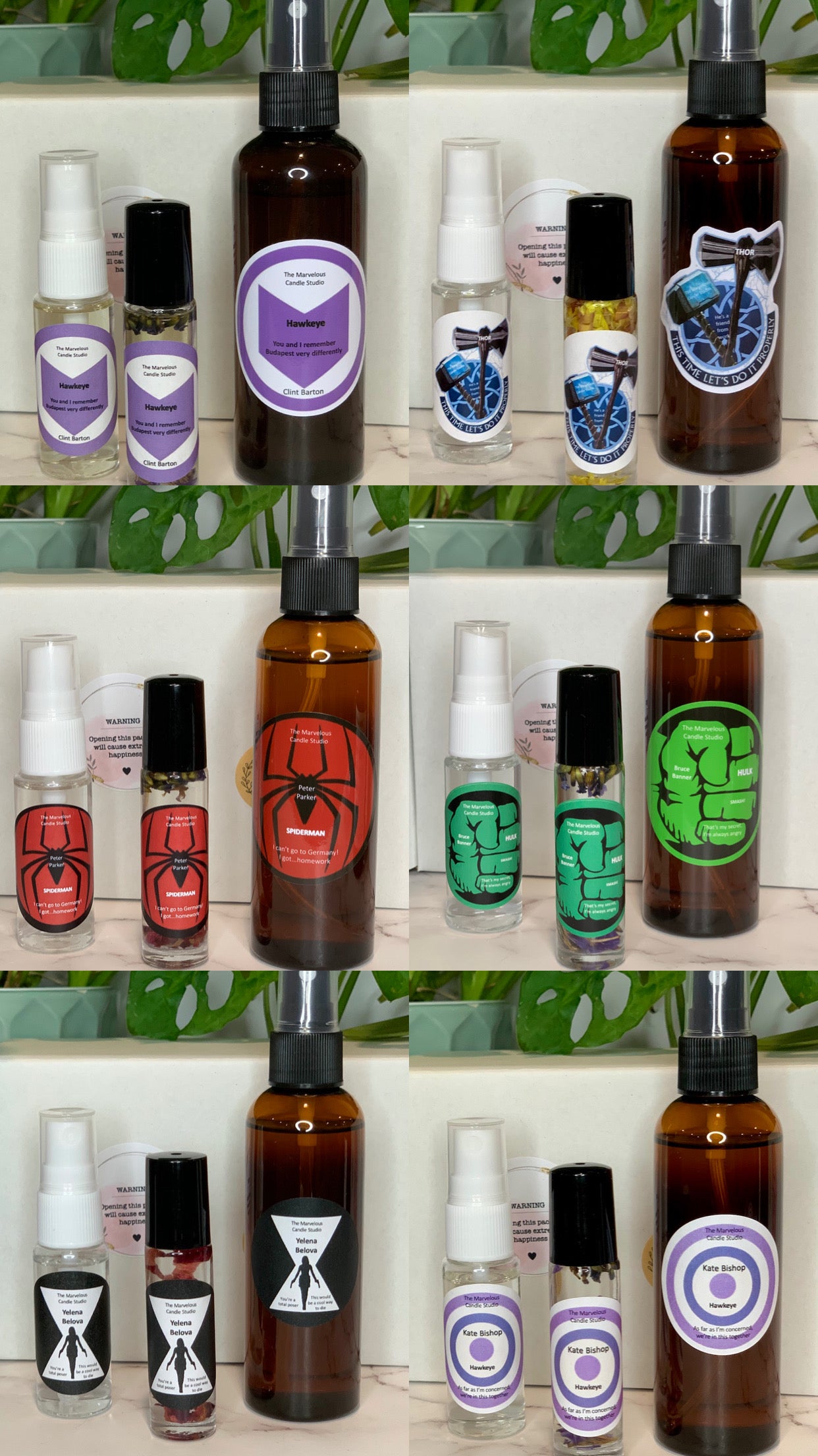 Marvel Room Sprays