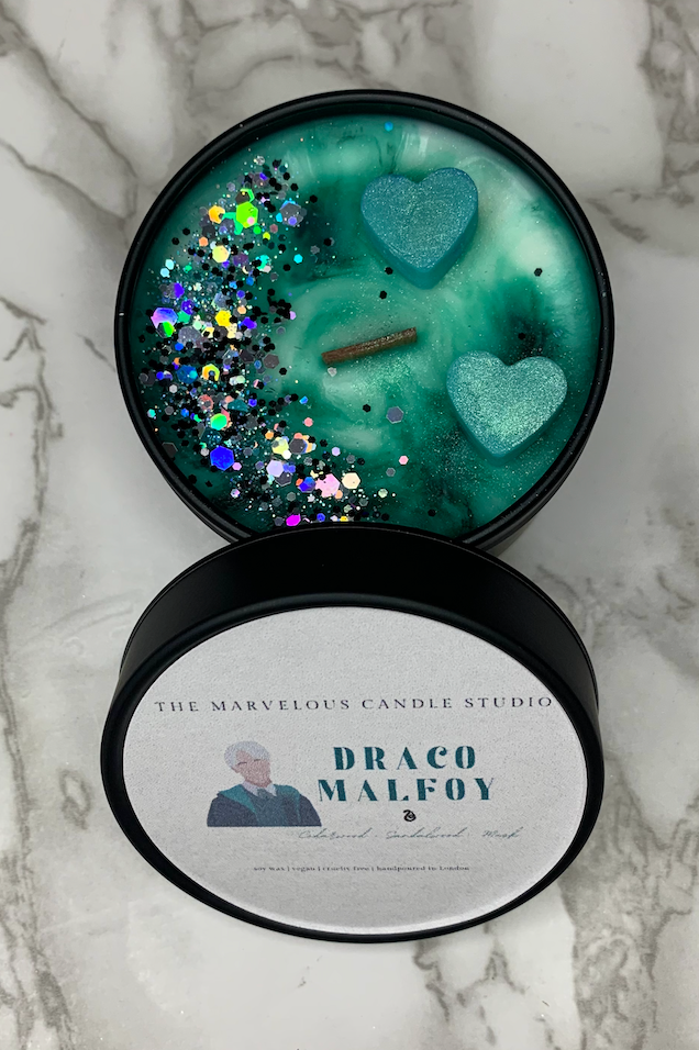Draco Malfoy Candle The Marvelous Candle Studio