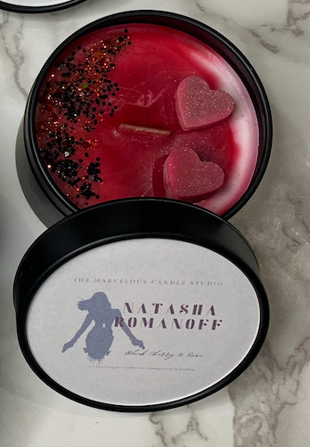 Natasha Romanoff / Black Widow Candle