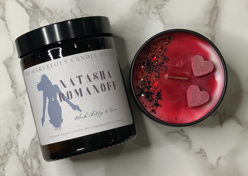 Natasha Romanoff / Black Widow Candle