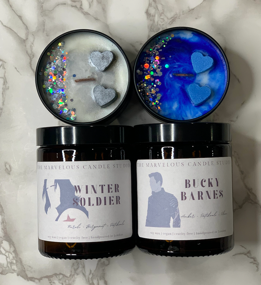 Bucky Barnes / Winter Soldier Candles