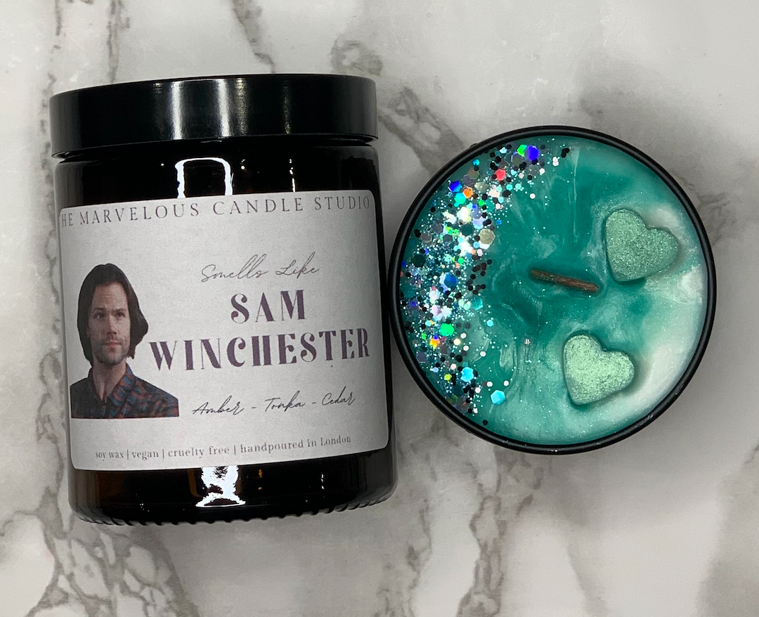 Sam Winchester Candle