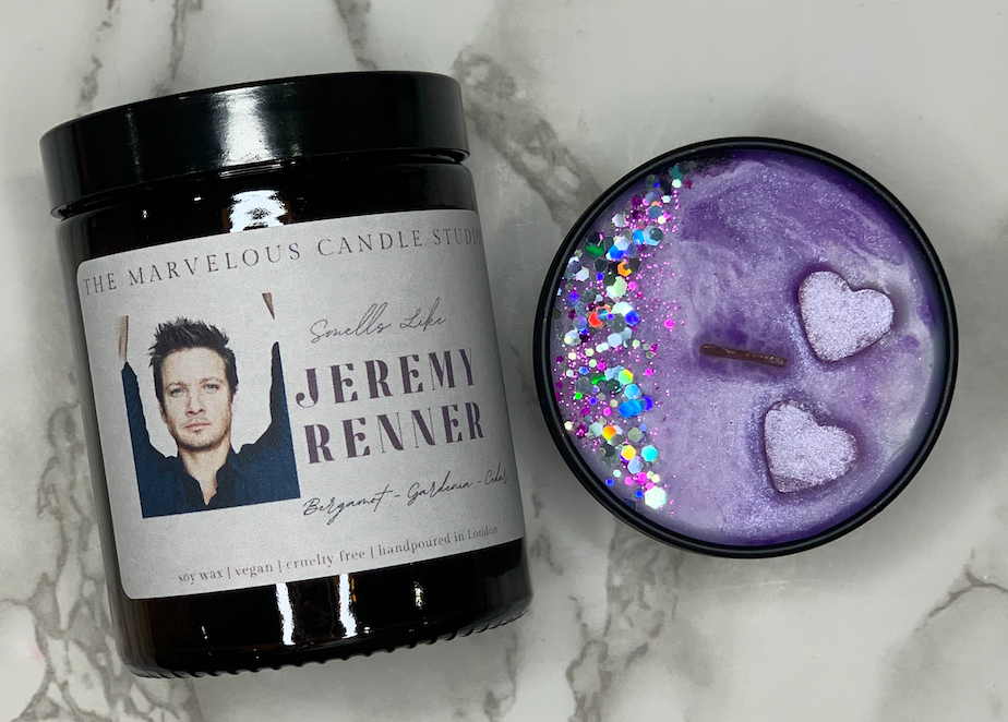 Jeremy Renner Candle