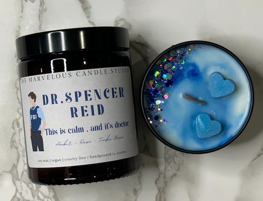 Dr. Spencer Reid Candle