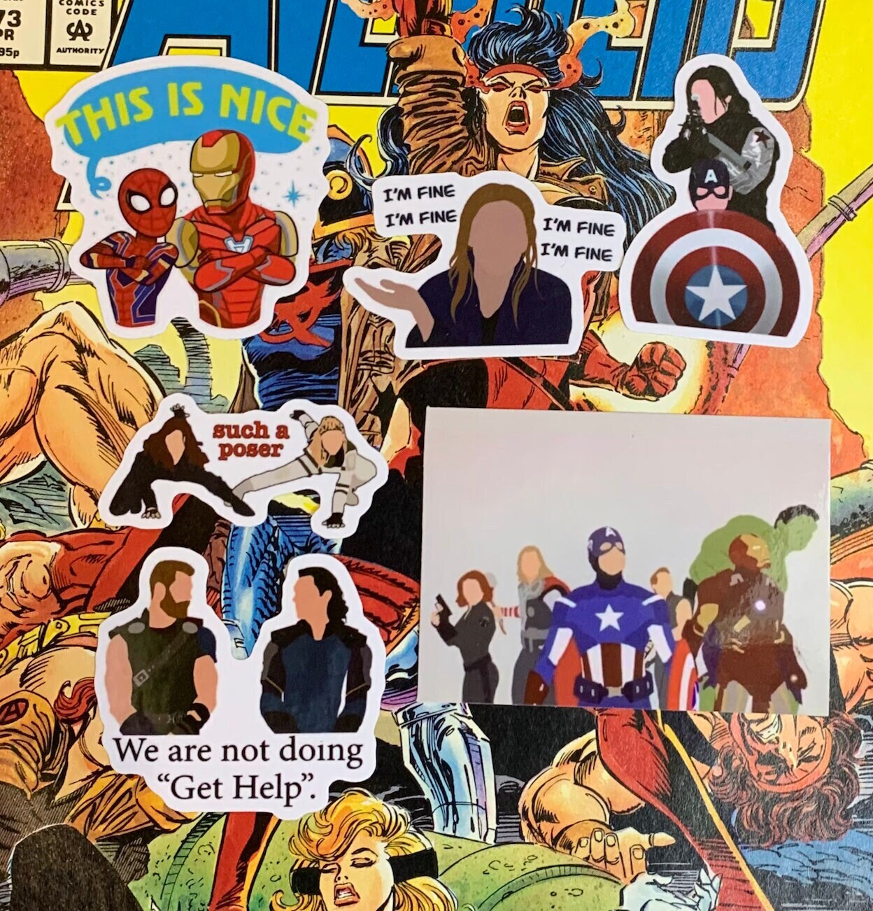 Marvel Stickers – The Marvelous Candle Studio